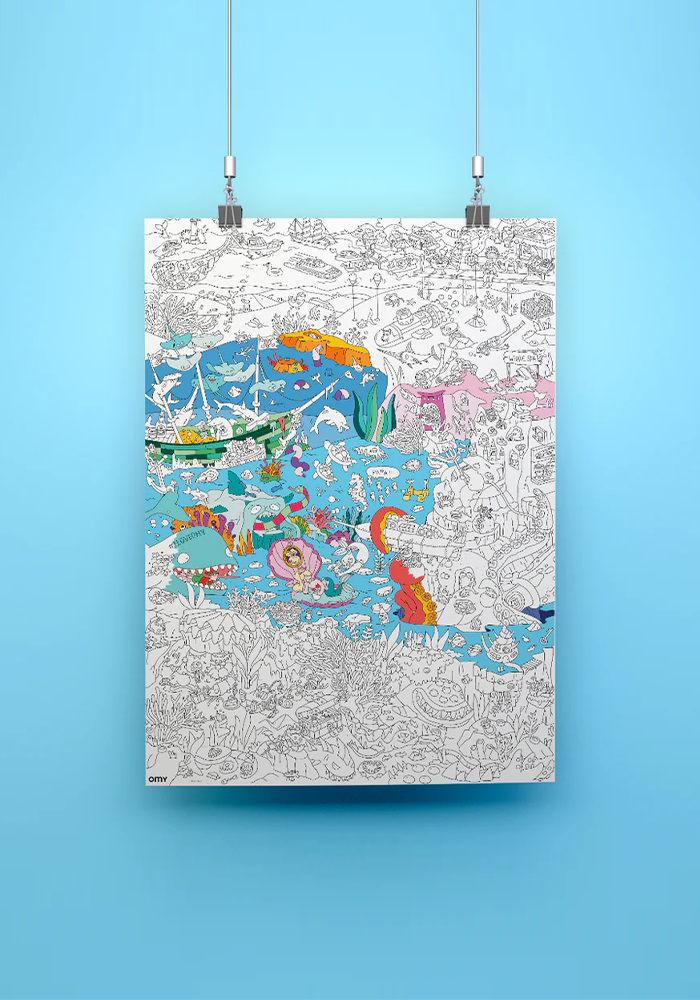 Poster Géant Océan - OMY