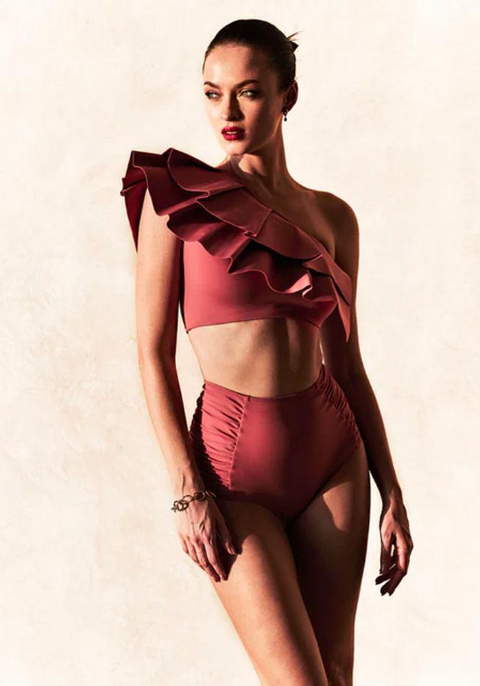 Maillot De Bain Orsay Rose Poudré - Maio