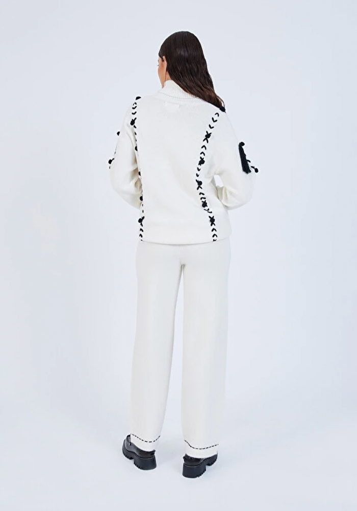 Pantalon Maxim Écru - Not Shy