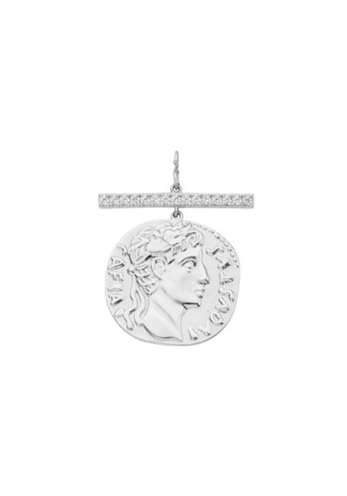Pendentif Caesar Argenté - Mya Bay