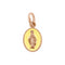 Rose Gold Madonna Pendant Mimosa Resin