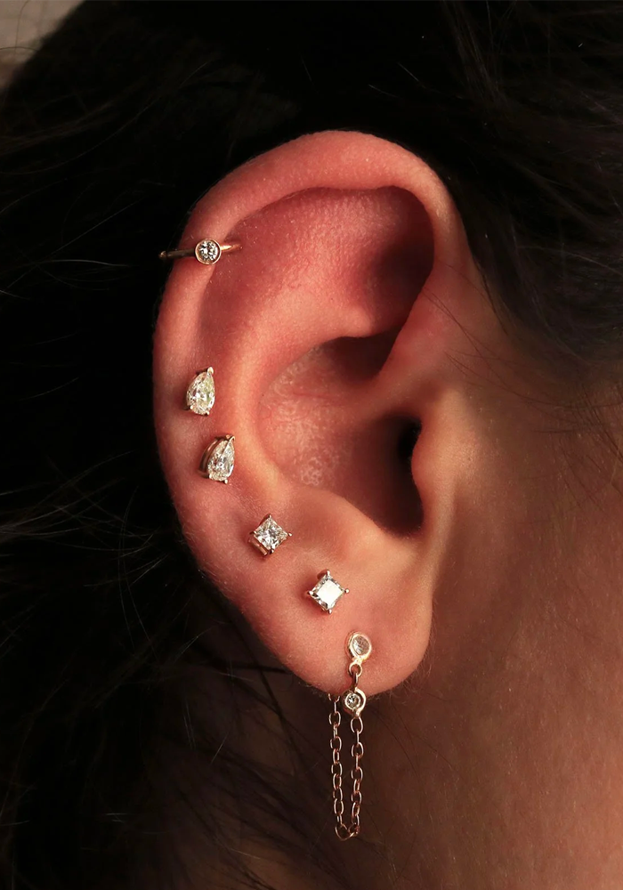Piercing Mini Teardrop - Kismet By Milka