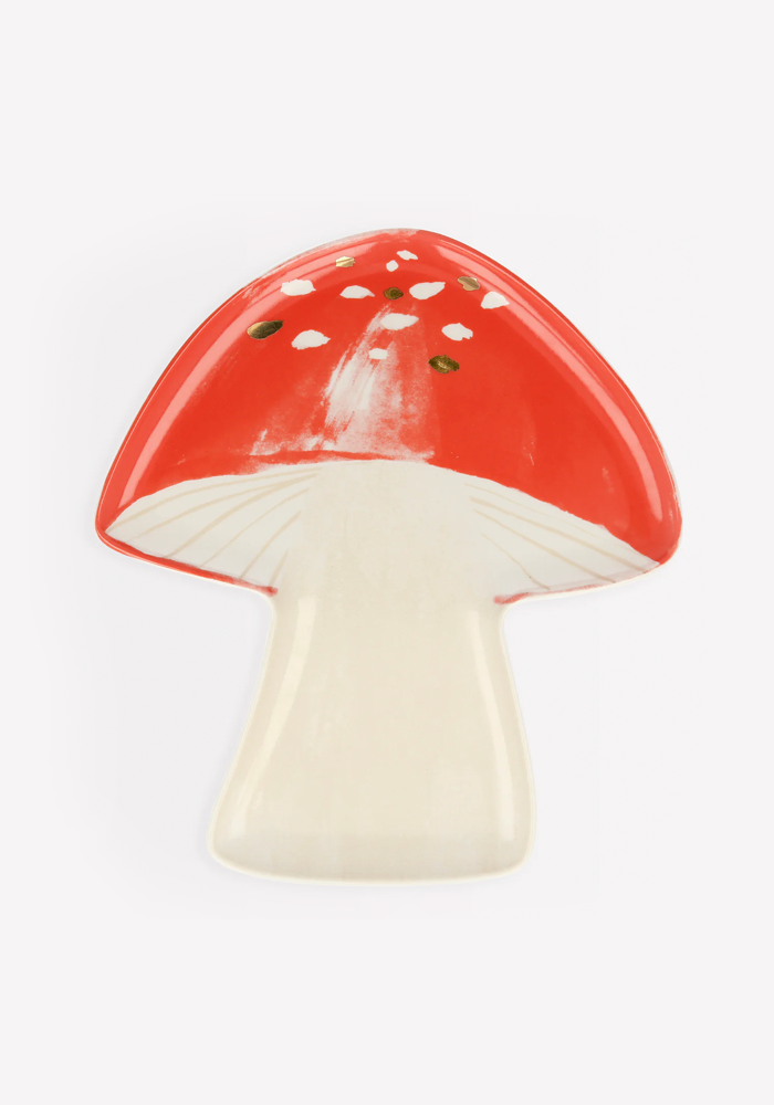Set De 2 Assiettes En Forme De Champignon En Céramique - Meri Meri
