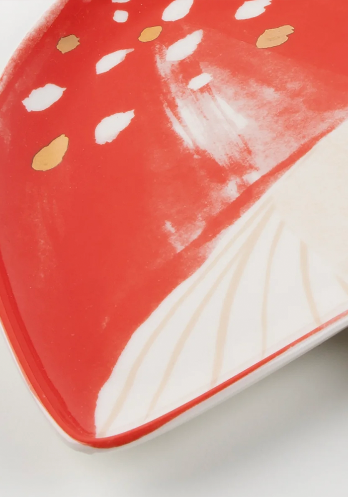 Set De 2 Assiettes En Forme De Champignon En Céramique - Meri Meri