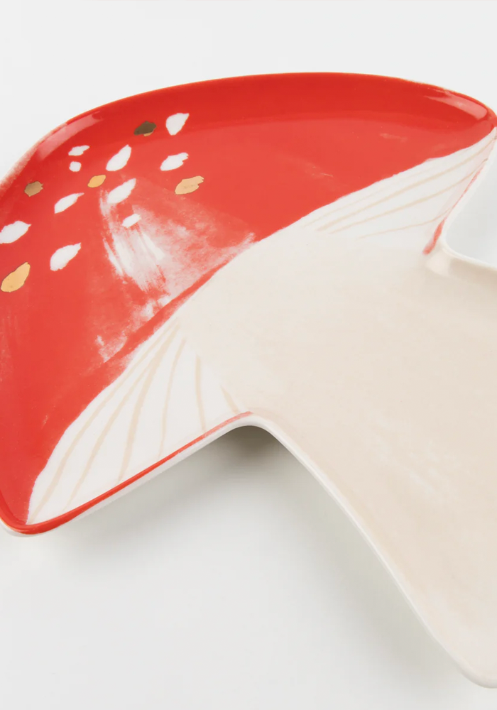 Set De 2 Assiettes En Forme De Champignon En Céramique - Meri Meri