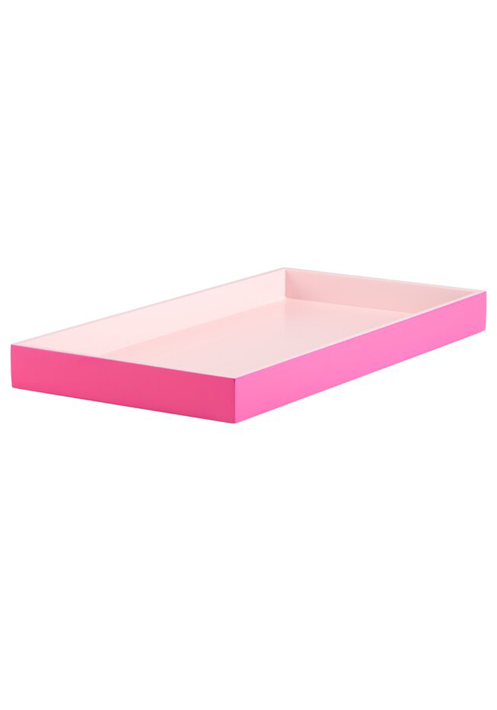Plateau Spa Rectangle Rose pale - Blush Sélection Décoration