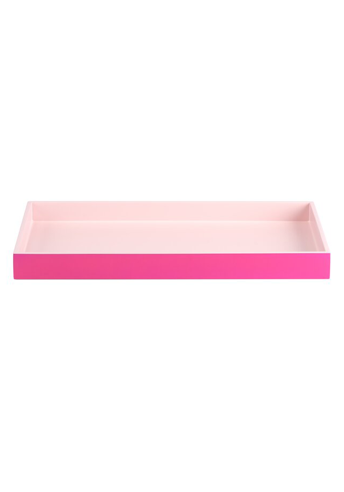 Plateau Spa Rectangle Rose pale - Blush Sélection Décoration