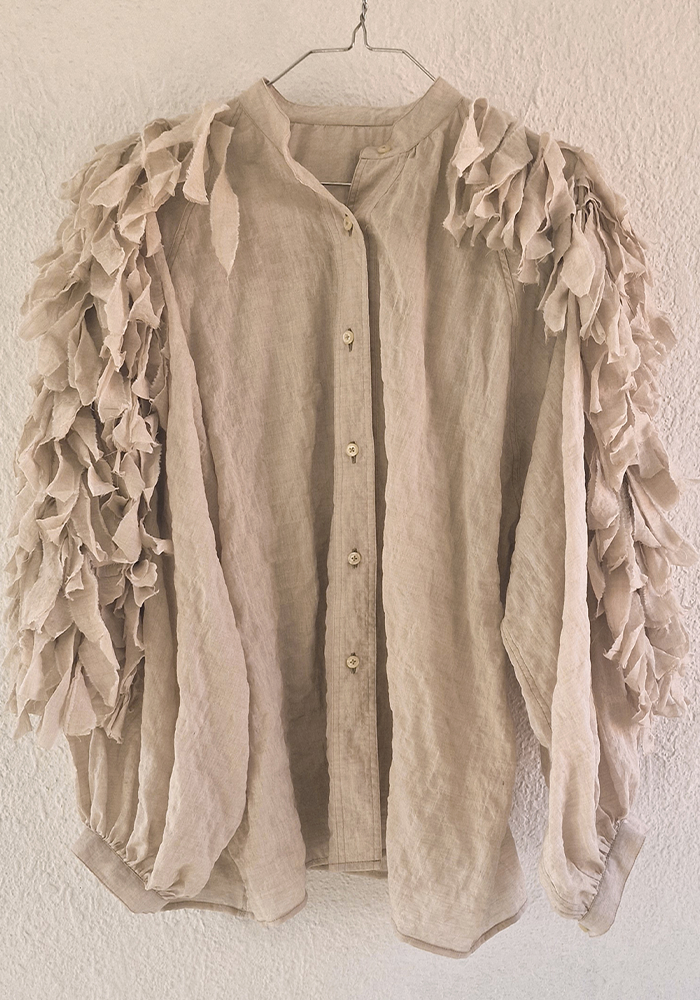 Chemise Birds Beige - Claramonte