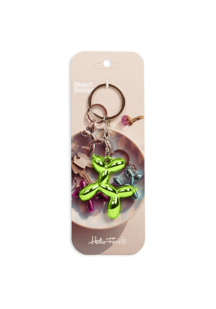 Porte Cle Chien Ballon Lime - Blush Sélection