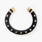 Brazalete Positano Negro Stud Modelo Grande