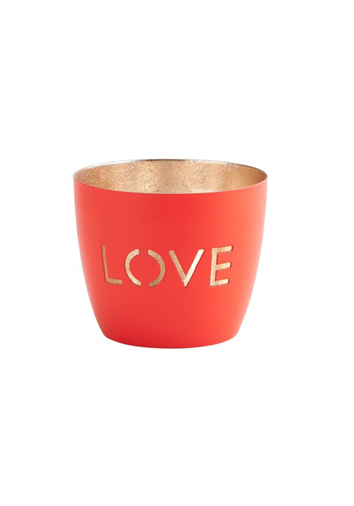 Photophore Madras M Rouge - Blush Sélection Décoration