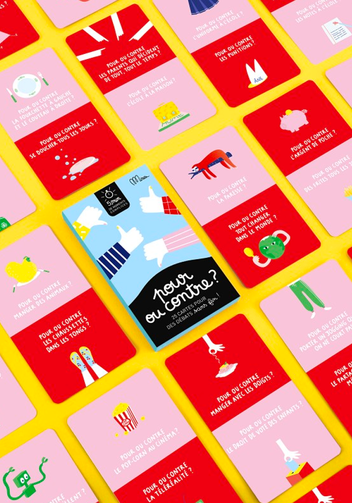 Cartes 5 Minutes De Moments Complices - Pour Ou Contre ? - Minus