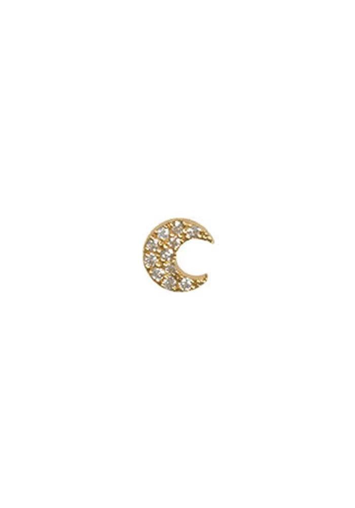 Piercing Moon En Or Jaune Et Diamant - Feidt