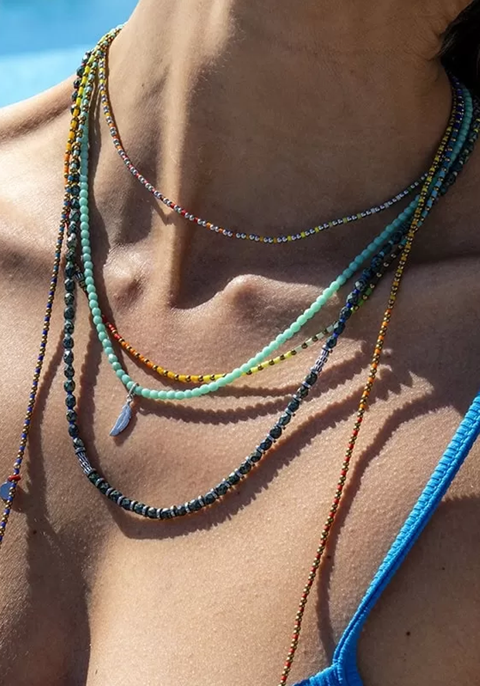 Ras De Cou Bliss Silver Rainbow - Têtes Blondes