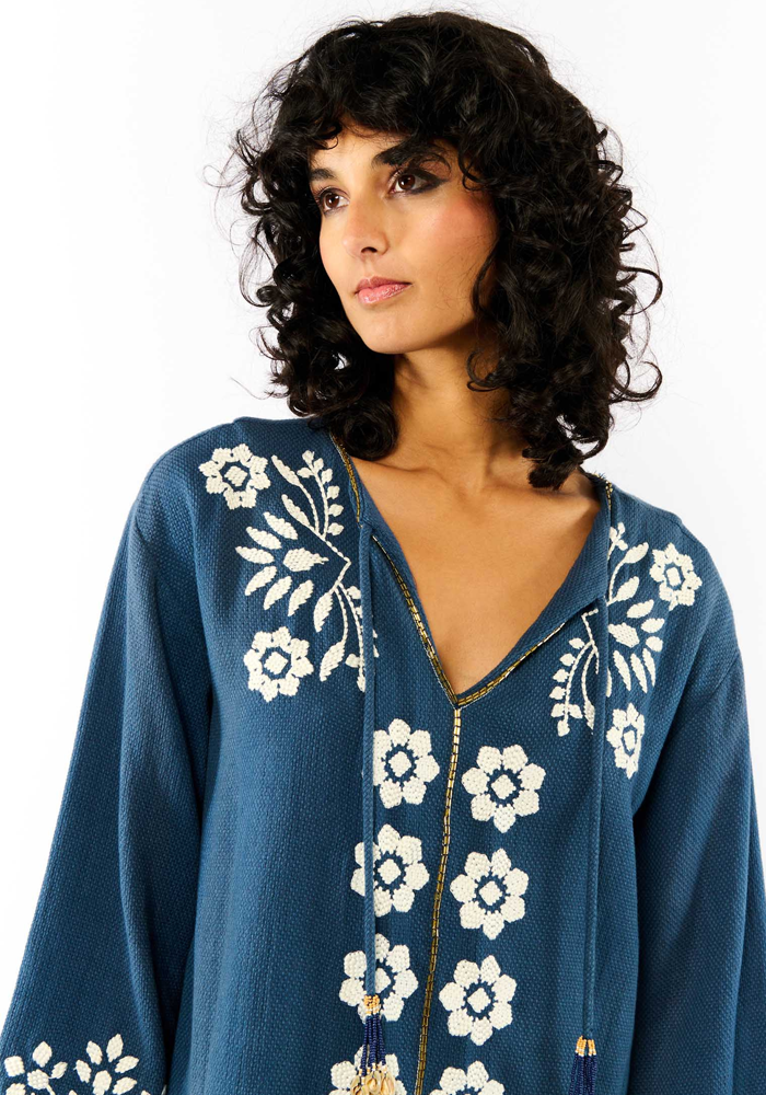 Robe Alberto Bleue - Wild Paris