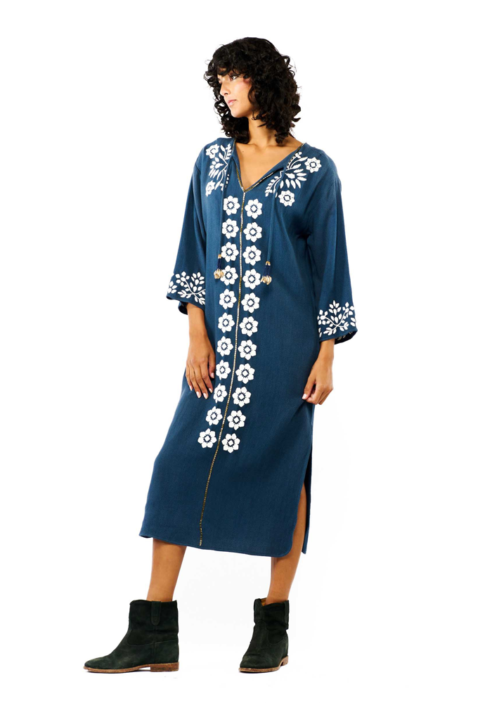 Robe Alberto Bleue - Wild Paris