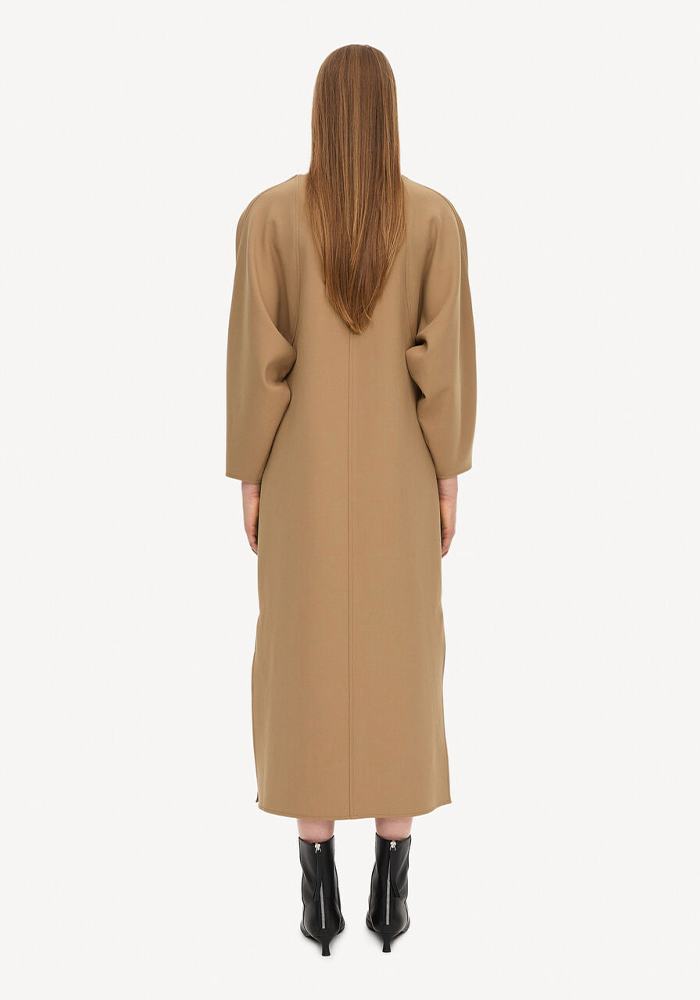 Robe Longue Estel Elmwood Beige - By Malene Birger