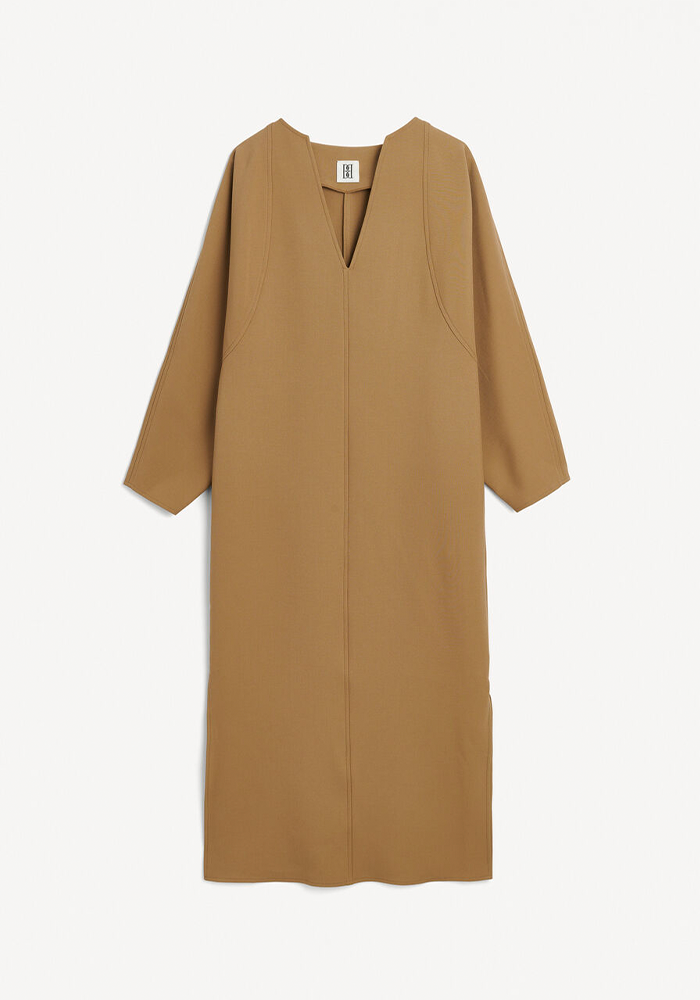 Robe Longue Estel Elmwood Beige - By Malene Birger