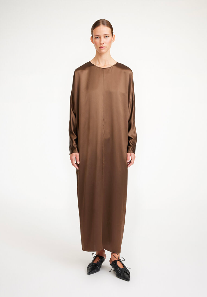 Odelle Dress Warm Brown