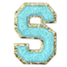Sticker Columbia Lettre Bleue