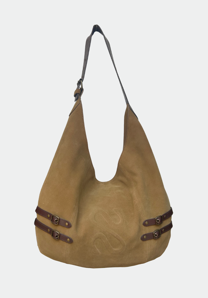 Sac Lily Nubuck Tabac - Sista Paris