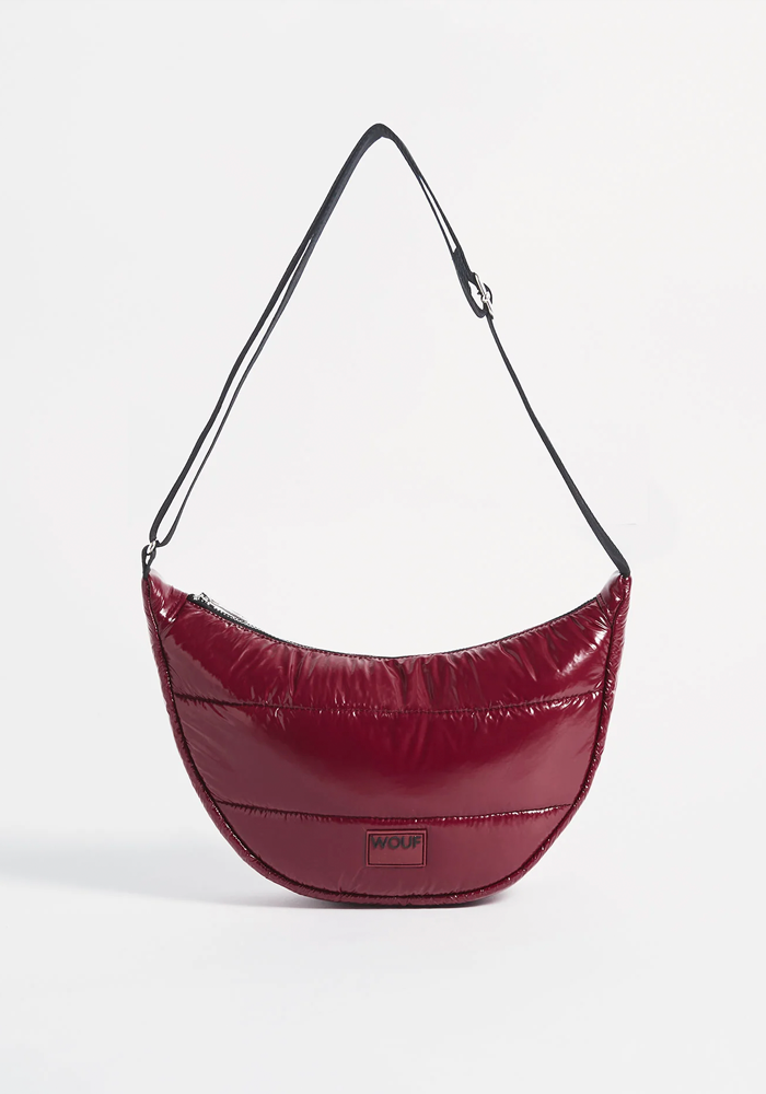 Sac Bandoulière Burgundy Glossy - Wouf