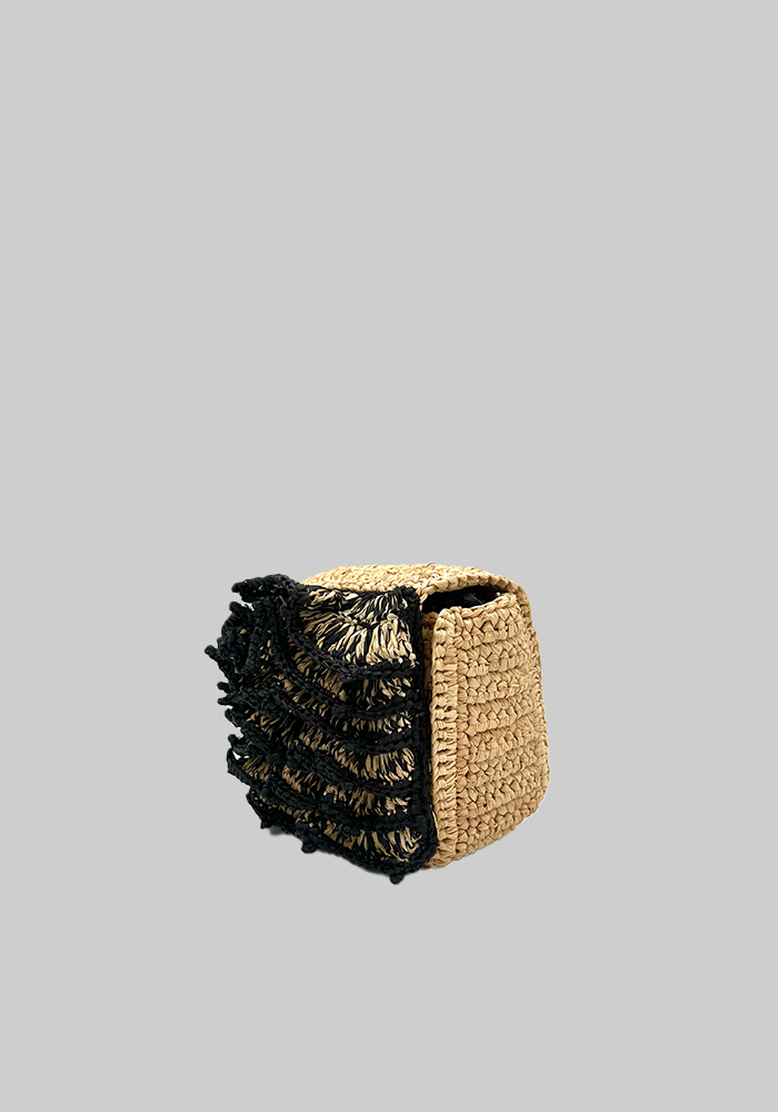 Sac Kate Mini Naturel Et Noir - Maison N.H Paris