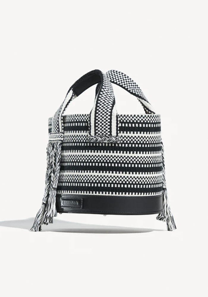 Sac Seau Tutu Medium Black Ivory - Amambaih