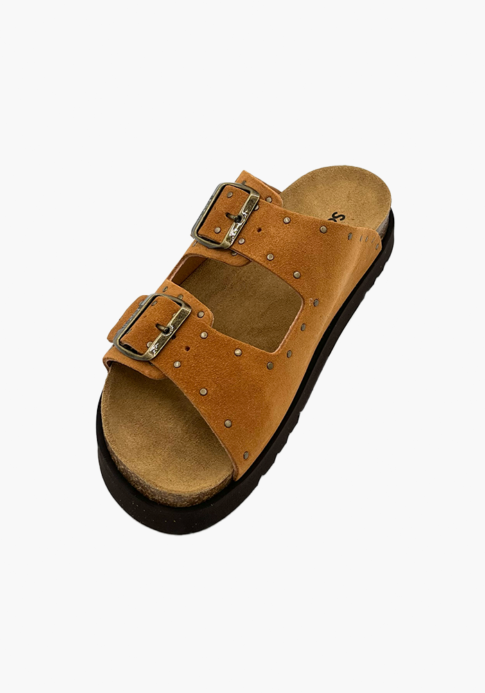 Sandales Beatriz Suède Brown - Scholl