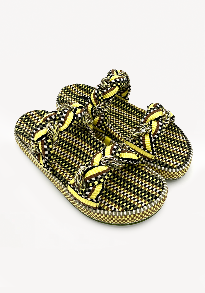 Sandales Daniela Kaki Lemon - Amambaih