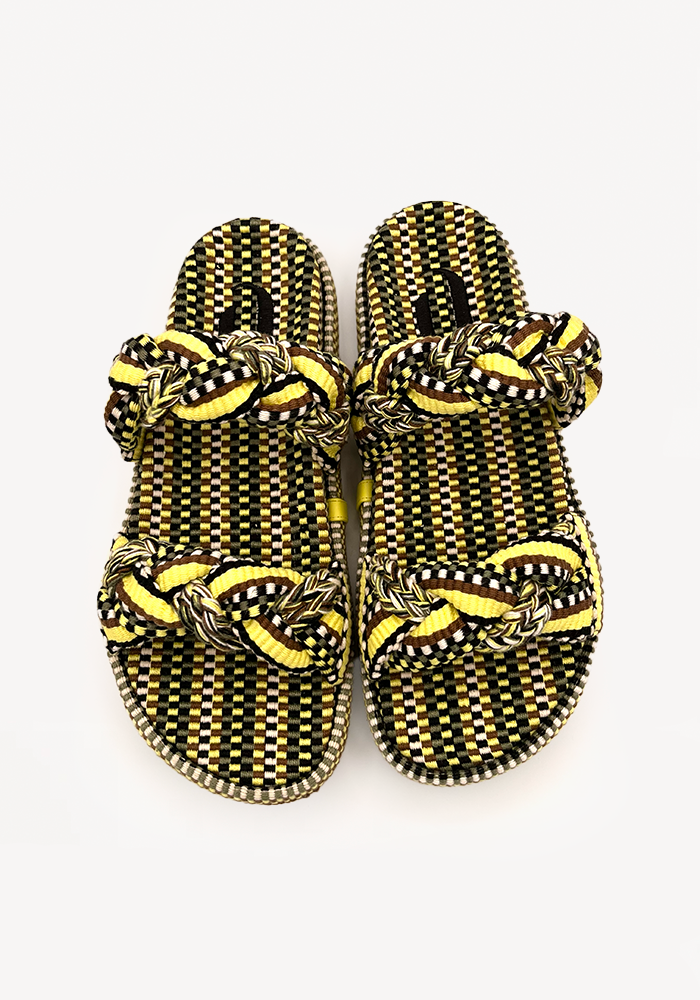 Sandales Daniela Kaki Lemon - Amambaih