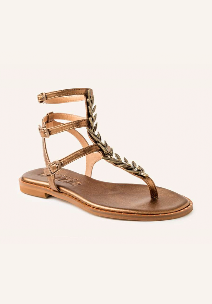 Sandales Elia 3 Brides Bronze - Kotris