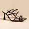 Black Sorento Heeled Mules