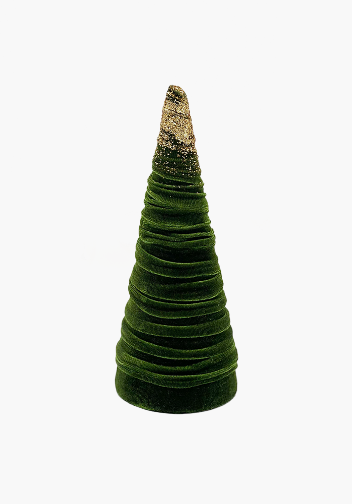Abeto de terciopelo de oliva