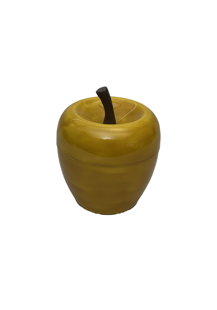 Seau À Glaçons Pomme Moyen Modèle Moutarde - Bazar De Luxe