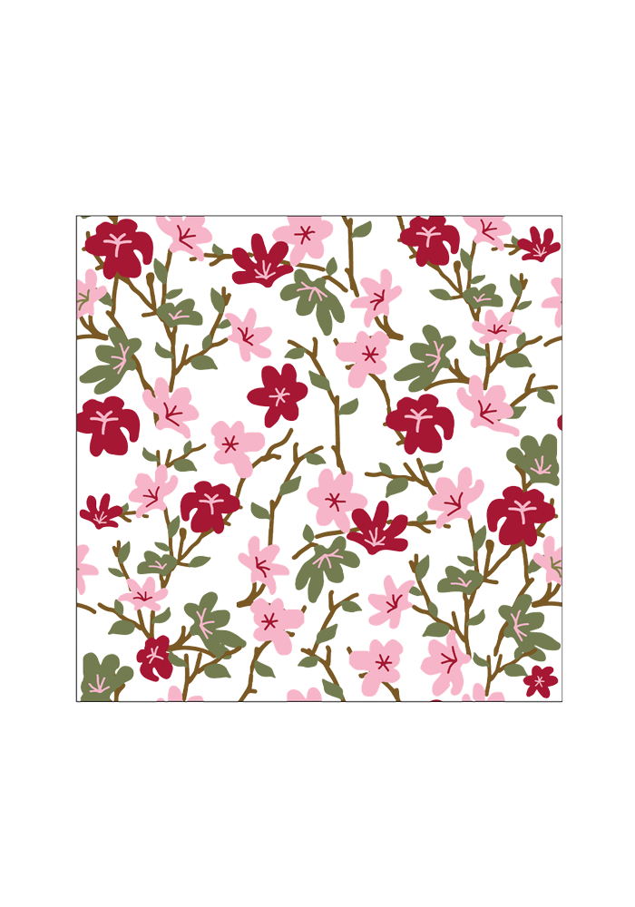 Lot De 20 Serviettes En Papier Yoshi Rose - Blush Sélection