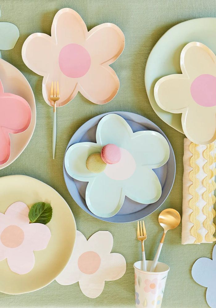 Lot De 8 Assiettes Daisy - Meri Meri