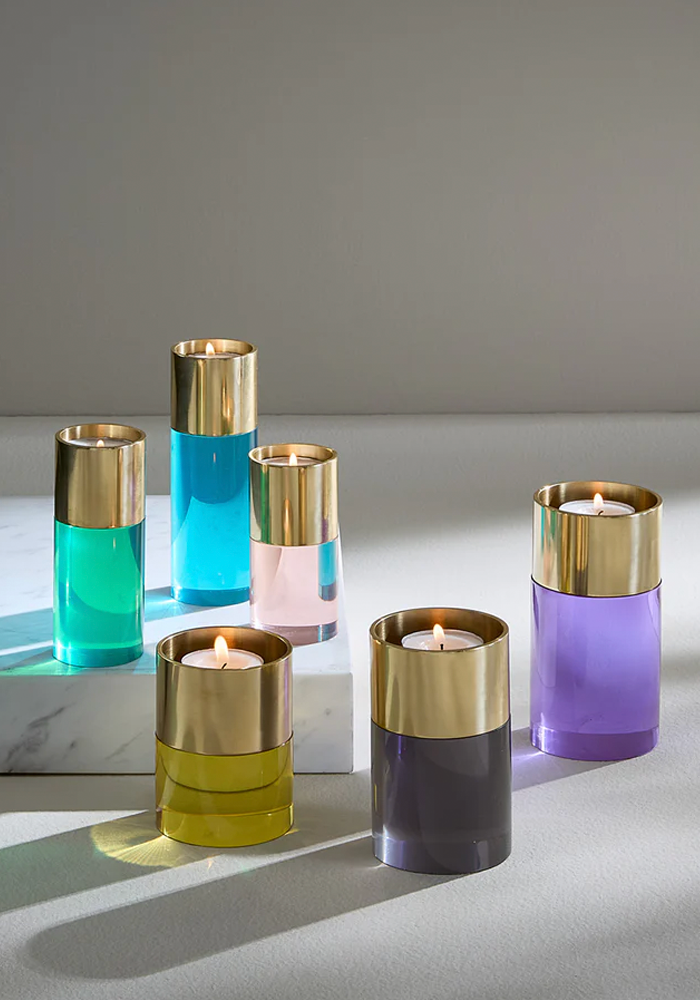 Set De 6 Bougeoirs Jacques Multicolores - Jonathan Adler