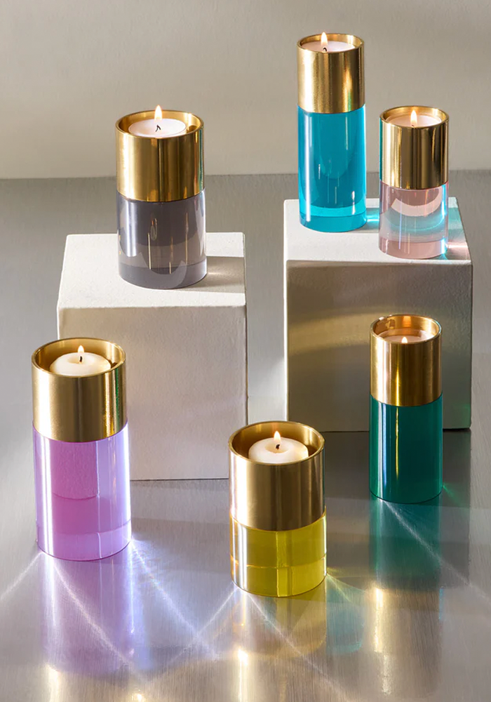 Set De 6 Bougeoirs Jacques Multicolores - Jonathan Adler