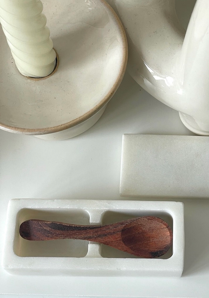 Boite En Marbre Pour Sel Et Poivre - Blush Sélection Décoration