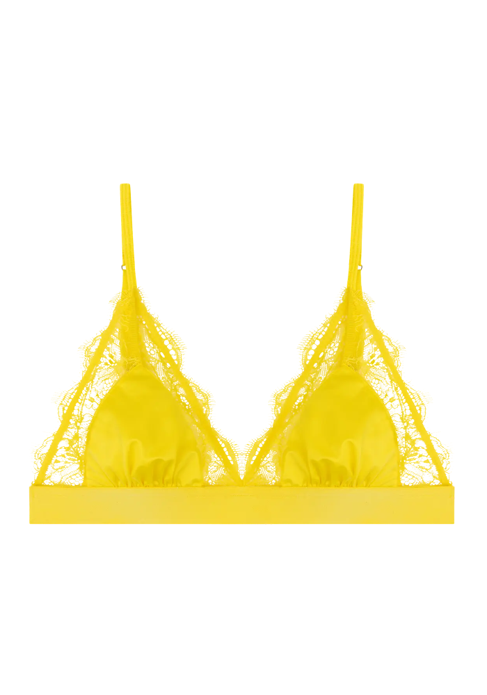 Soutien Gorge Love Lace Jaune - Love Stories
