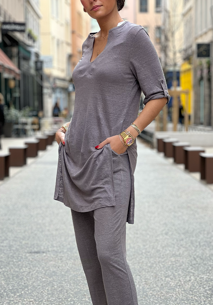 Tunique Alyssa Dark Grey - Notshy
