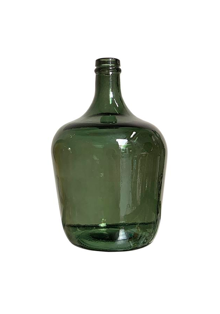 Vase Dame Jeanne Verre Vert - Blush Sélection Décoration