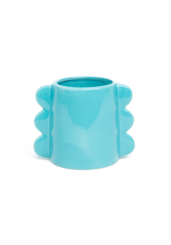 Vase Vagues Bleus - Blush Sélection