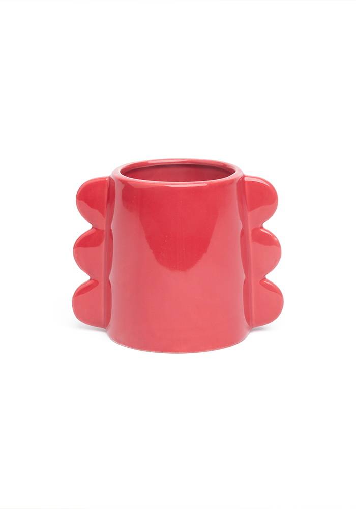 Vase Vagues Rouge - Blush Sélection