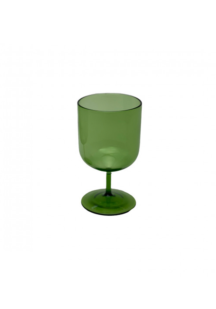 Verre À Pied Petit Modèle Vert - Bazar De Luxe