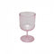 Vaso pequeño de tallo rosa