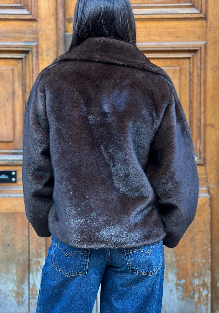 Veste Courte Marron - Lou Andrea