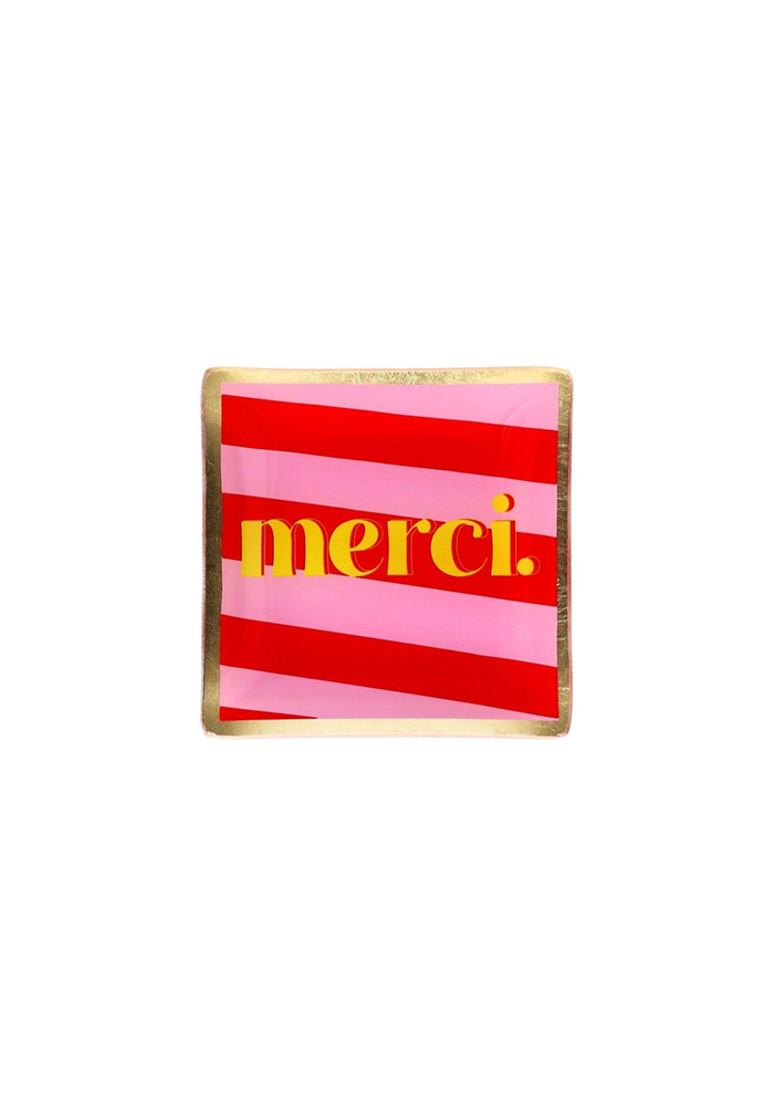 Vide Poche Carré Merci - Blush Sélection Décoration