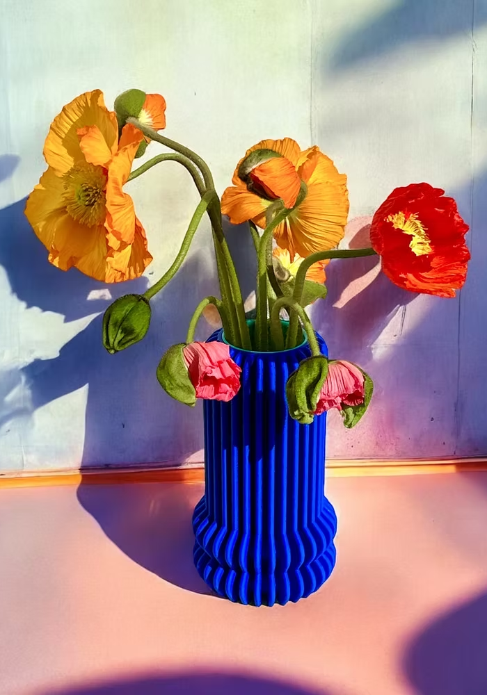 Vase Whimsy 100% Electric Blue - Blush Sélection